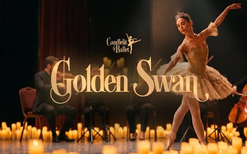 Candlelit Ballet: Golden Swan etkinlik görseli