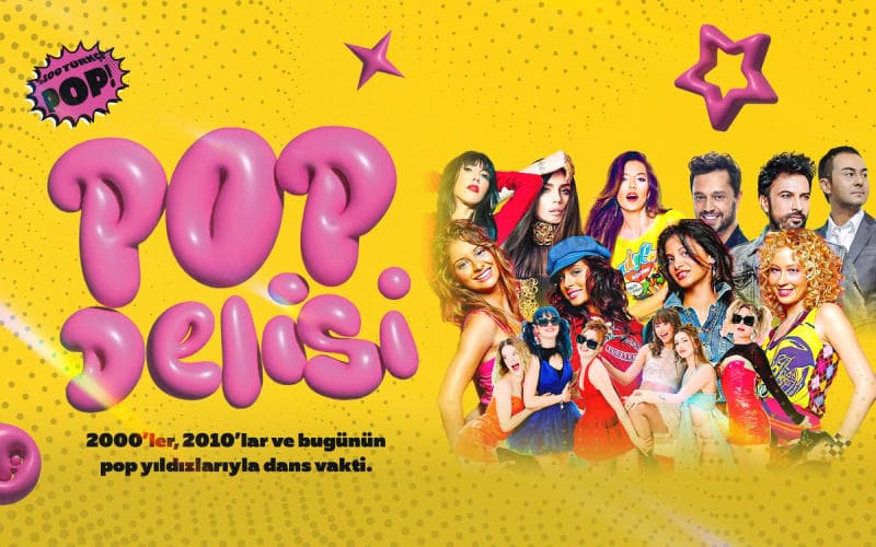 Pop Delisi: %100 Türkçe Pop Partisi etkinlik görseli