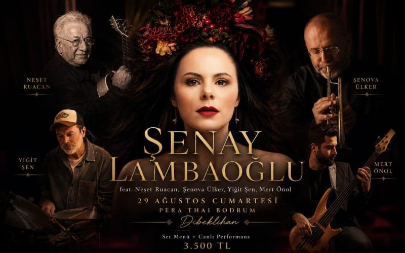 Şenay Lambaoğlu feat. Neşet Ruacan | Pera Thai Bodrum etkinliği