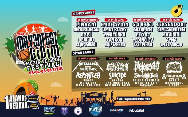 Milyonfest Didim - 2026 etkinliği