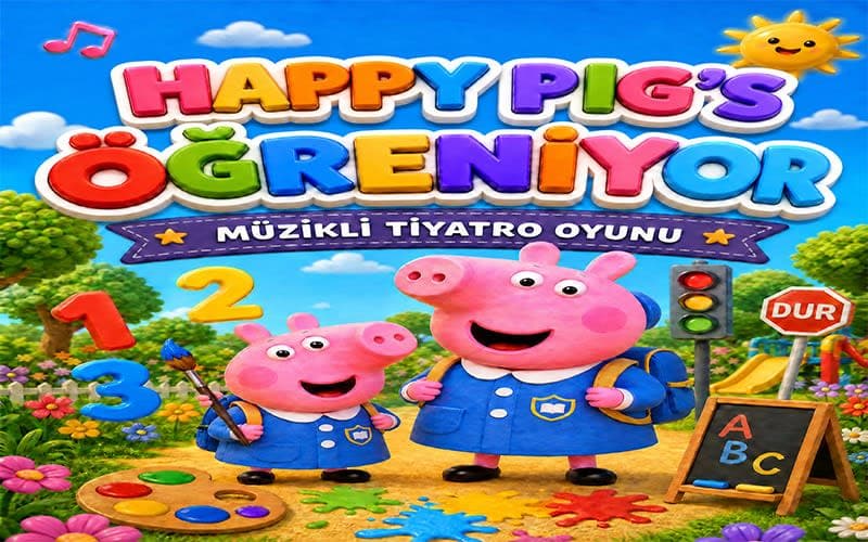 Happy Pig Öğreniyor etkinliği