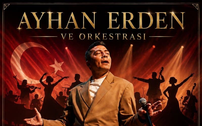 Ayhan Erden ve Orkestrası 30 Ağustos Zafer Balosu etkinliği